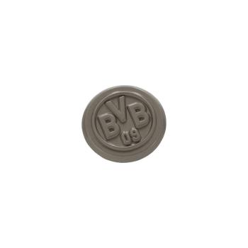 Borussia Dortmund BVB Logo-Pin Silber Matt 2 x 2 cm